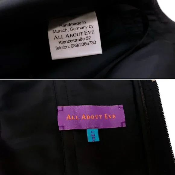 Vintage Y2K ALL ABOUT EVE Germany Cropped Denim Bustier Top - Picture 10 of 10